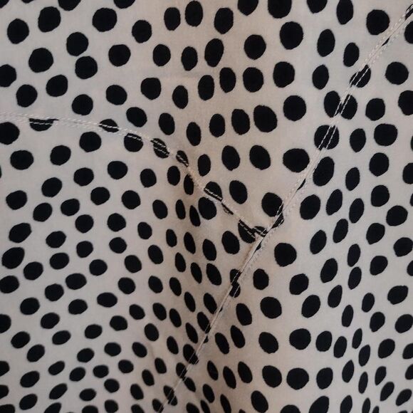 BCBG Generation Polkadot Patchwork A-Line Skirt Size 12 - Picture 3 of 15